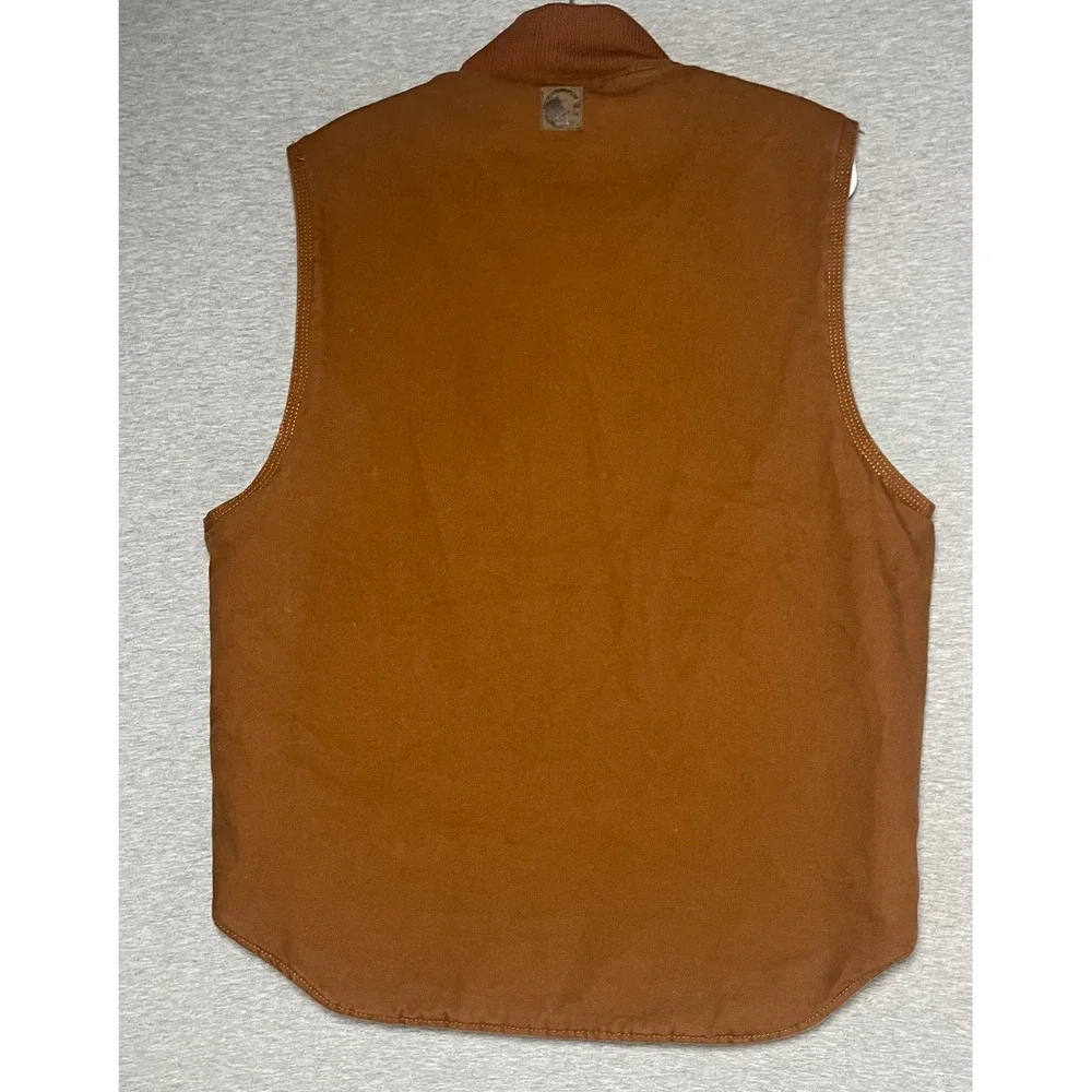 NWTBerne Mens Cotton Duck Work Vest Tan Sherpa lined Sz Medium (40-42) VW530TBC